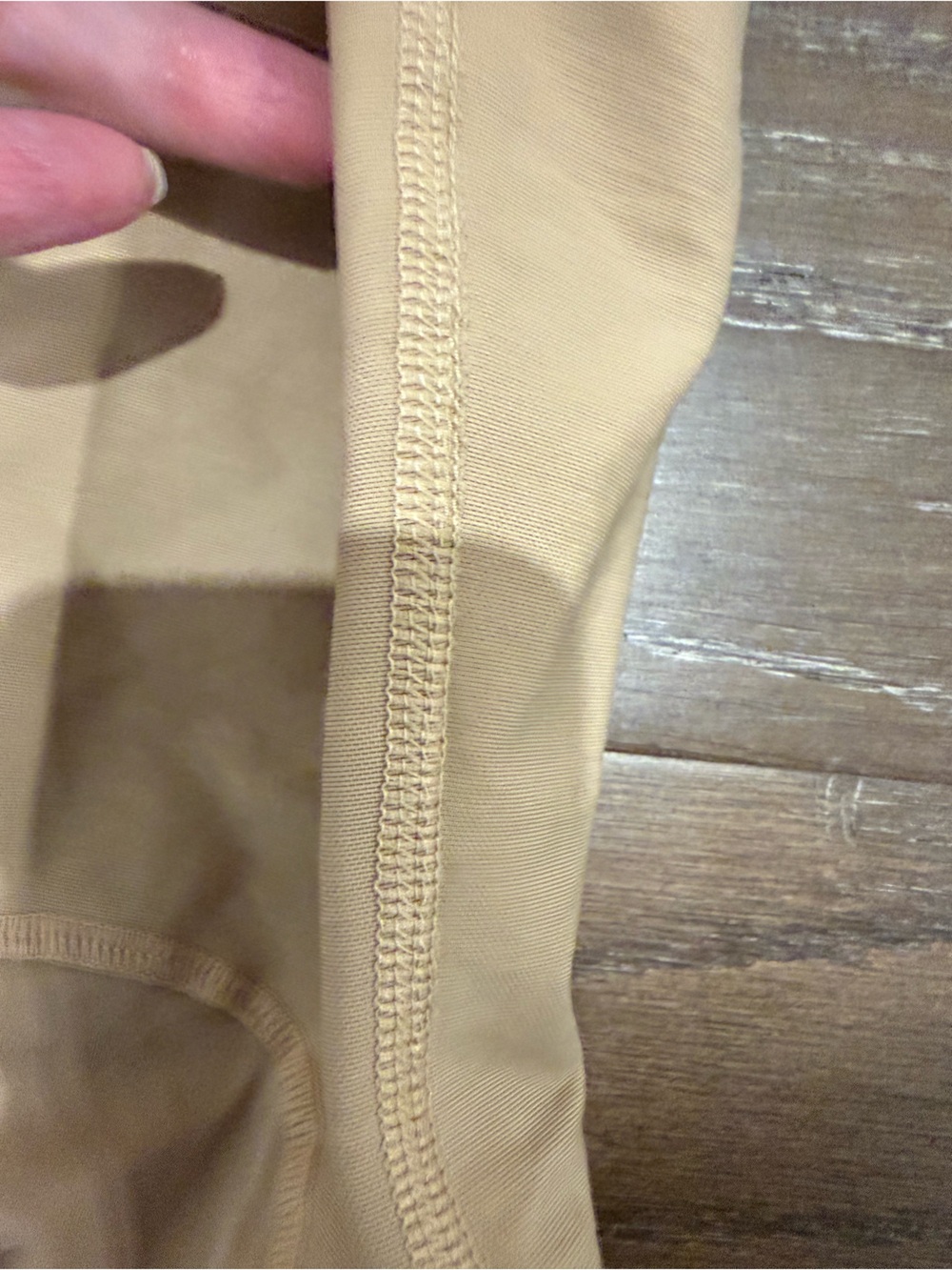 Beige Firm-Shape High-Waist Bodysuit with Front Zip Lift post op - Picture 9 of 13